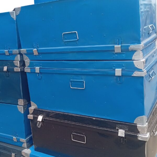 Metallic Storage Boxes (Painted Iron Sheet Design) - Shinekitchenware