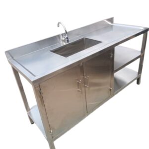 Stainless Steel Sink with Cabinet