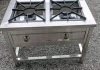 Stainless Steel Two-Burner Gas Stove