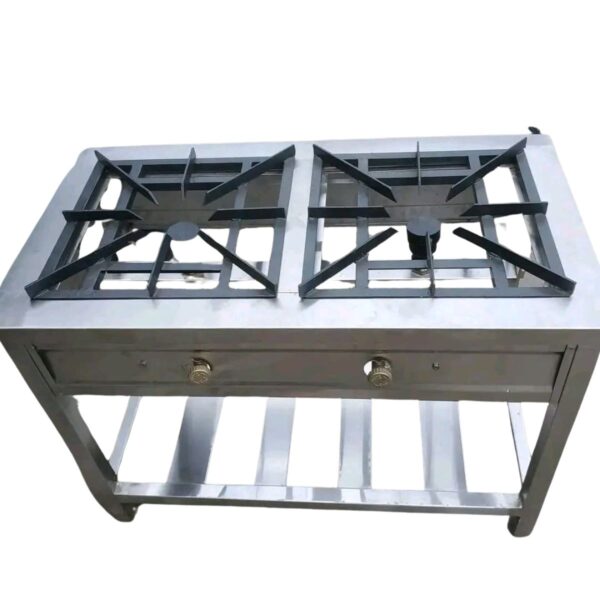 High Pressure Two-Burner Gas Cooker - Shinekitchenware