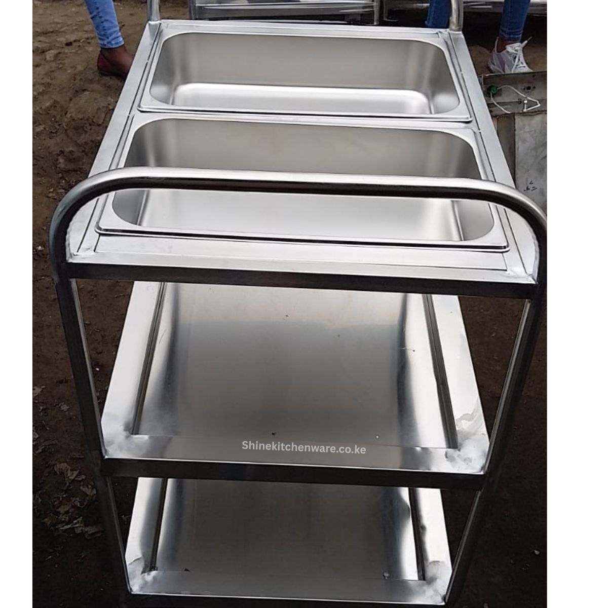 Serving trolley