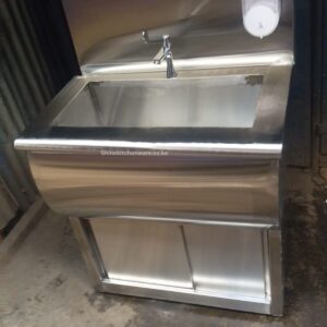 Stainless hand wash station